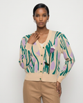 Artisan Meadow Intarsia Cardigan