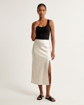 Onyx & Bone Satin Slip Set