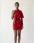 The Sculptural Bow Mini Dress