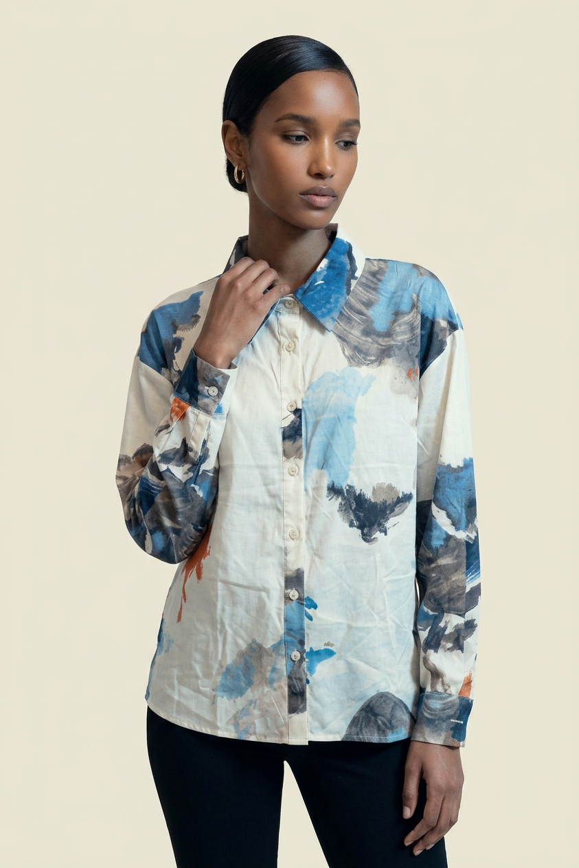 The Abstract Expressionist Button-Down