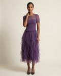 The Plum Contraste Tulle Dress