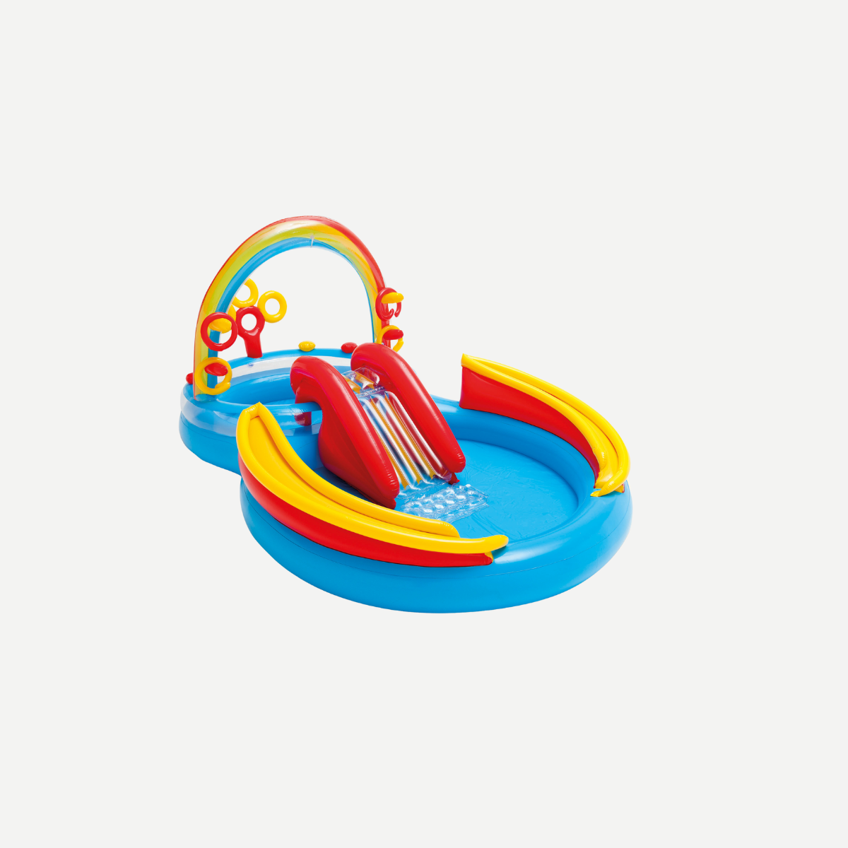 Rainbow Ring Play Center – Age 2+ (117" L x 76" W x 53" H)