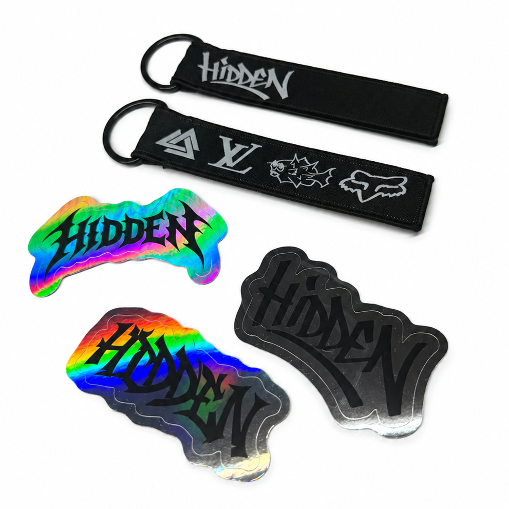 Hidden sticker and keychain pack 1