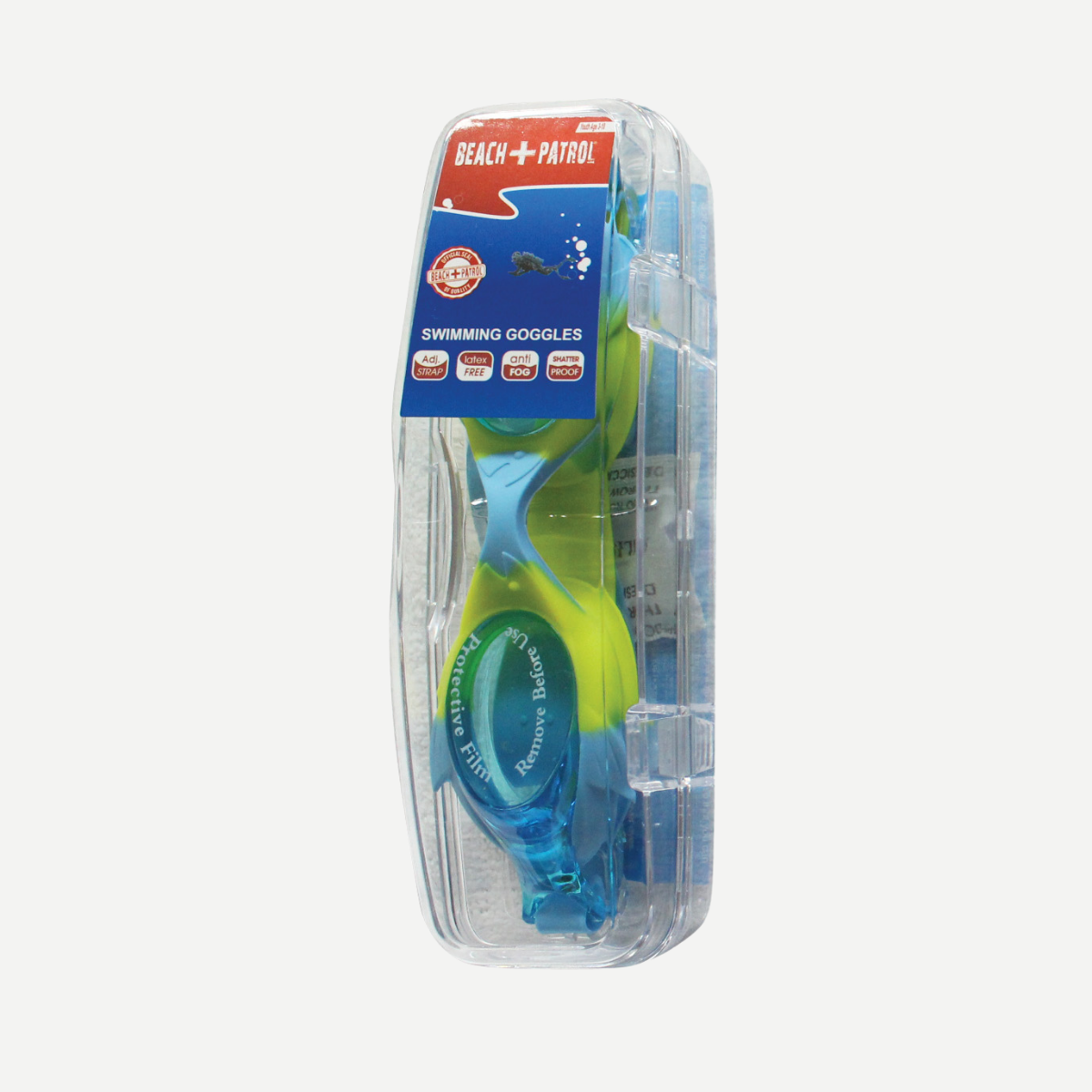 Beach Patrol Swimming Goggles – Youth Size 3–10