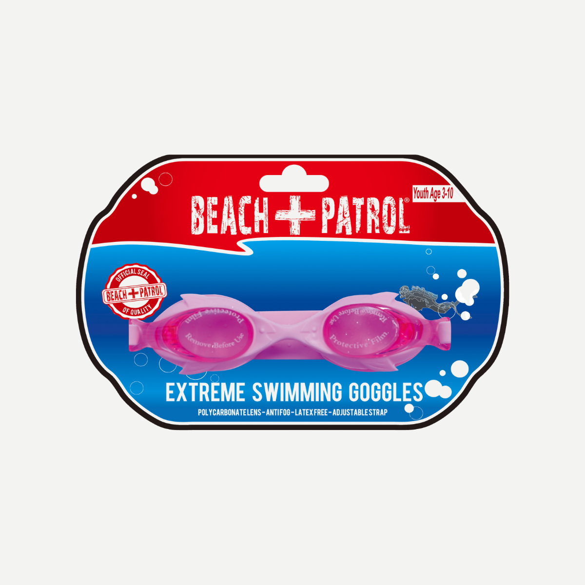 Beach Patrol Extreme Swimming Goggles – Polycarbonate Lens
