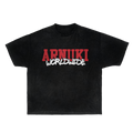 Arnuki Takeover Streetwear Tee Black Cotton True To Size Graphic Tee For Everyday Street Style