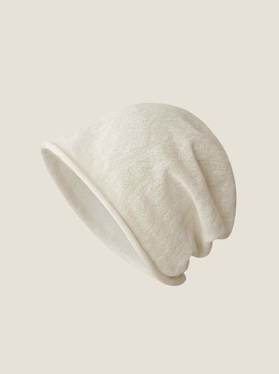 Cotton Linen Slouchy Beanie Lightweight Breathable Casual Hat