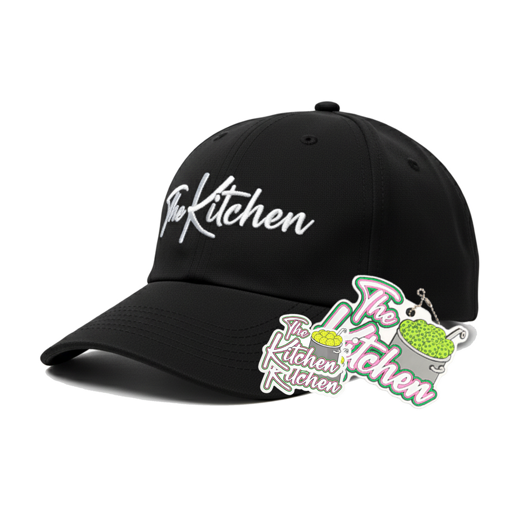 Black Unstructured Hat