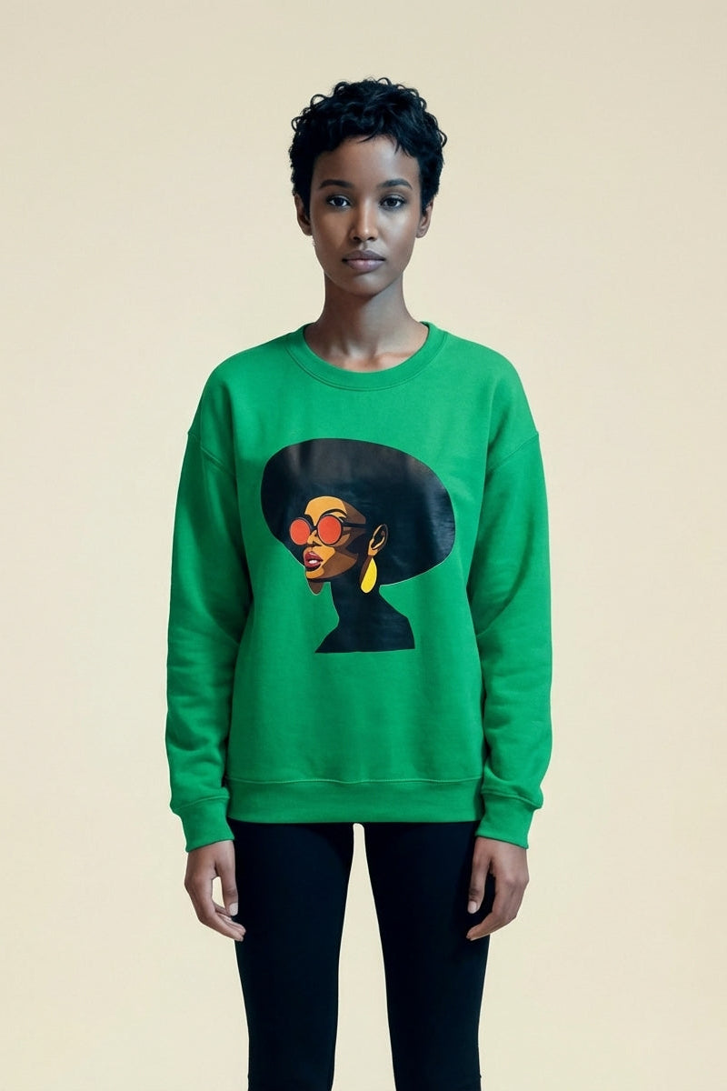 Celestial Serpent Graphic Sweatshirt