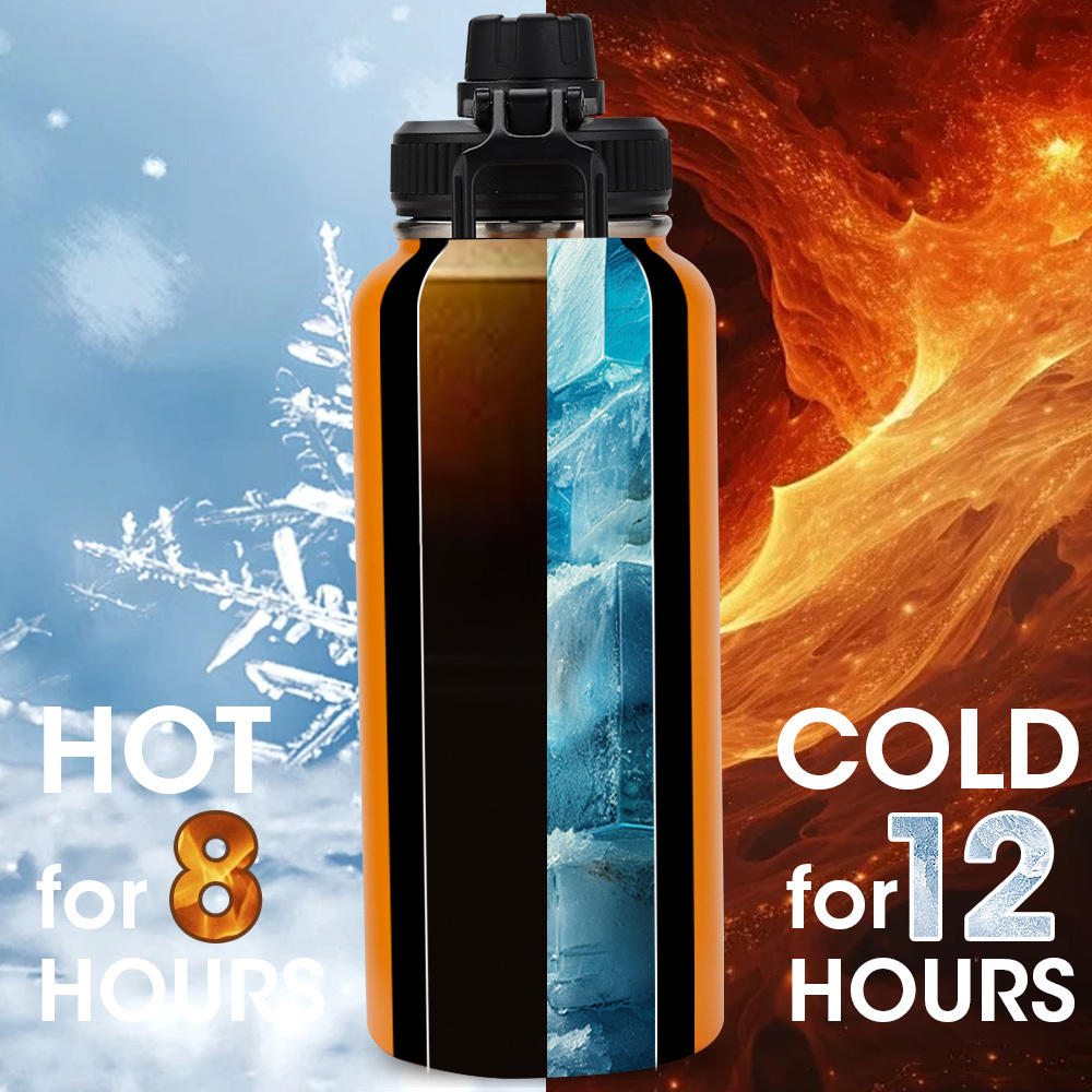 Tumbler 32oz  Insulated Stainless Steel Water Bottle with Leak-Proof Chug Lid