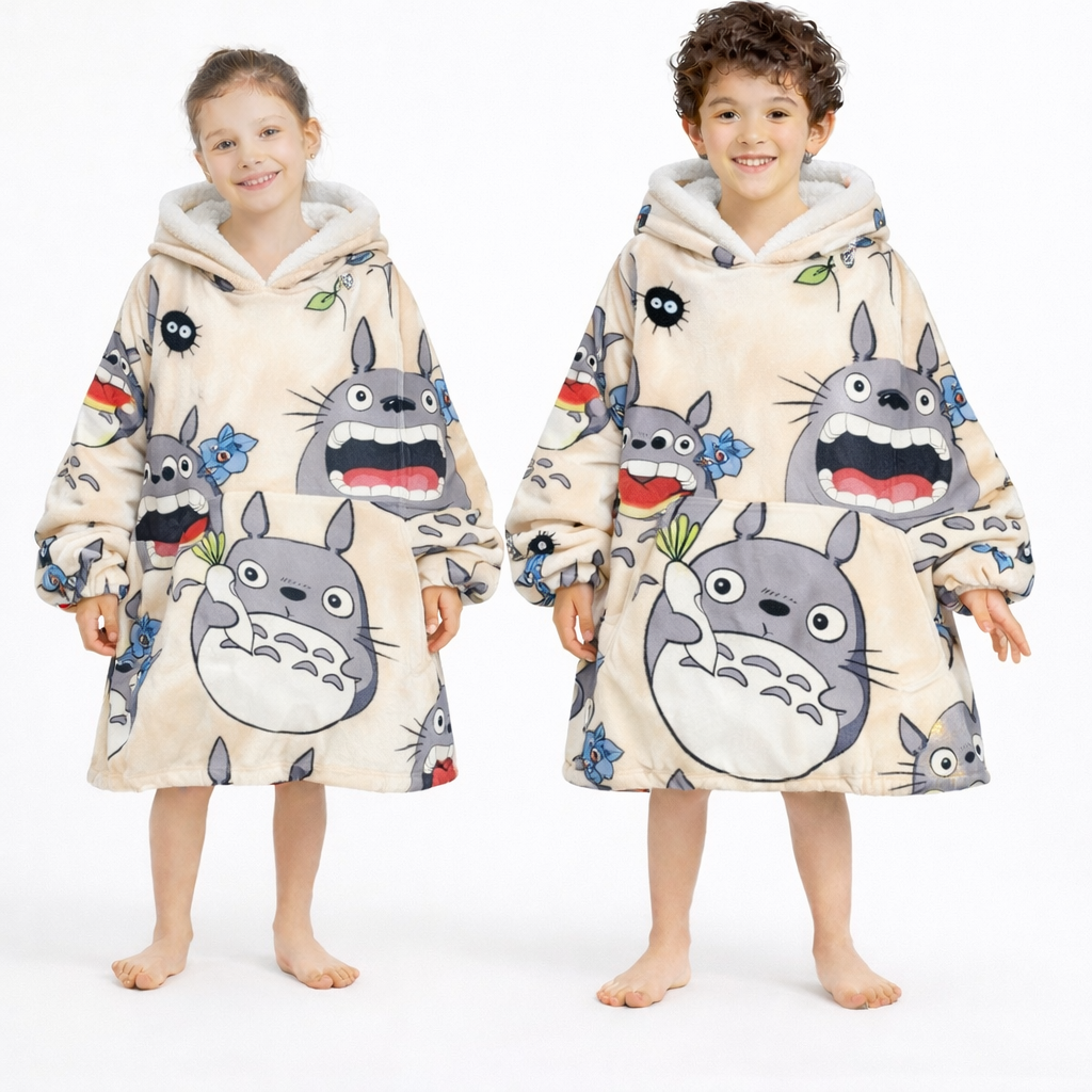 My Neighbor Totoro Wearable Blanket Hoodie for Kids & Adults | OLM Toys