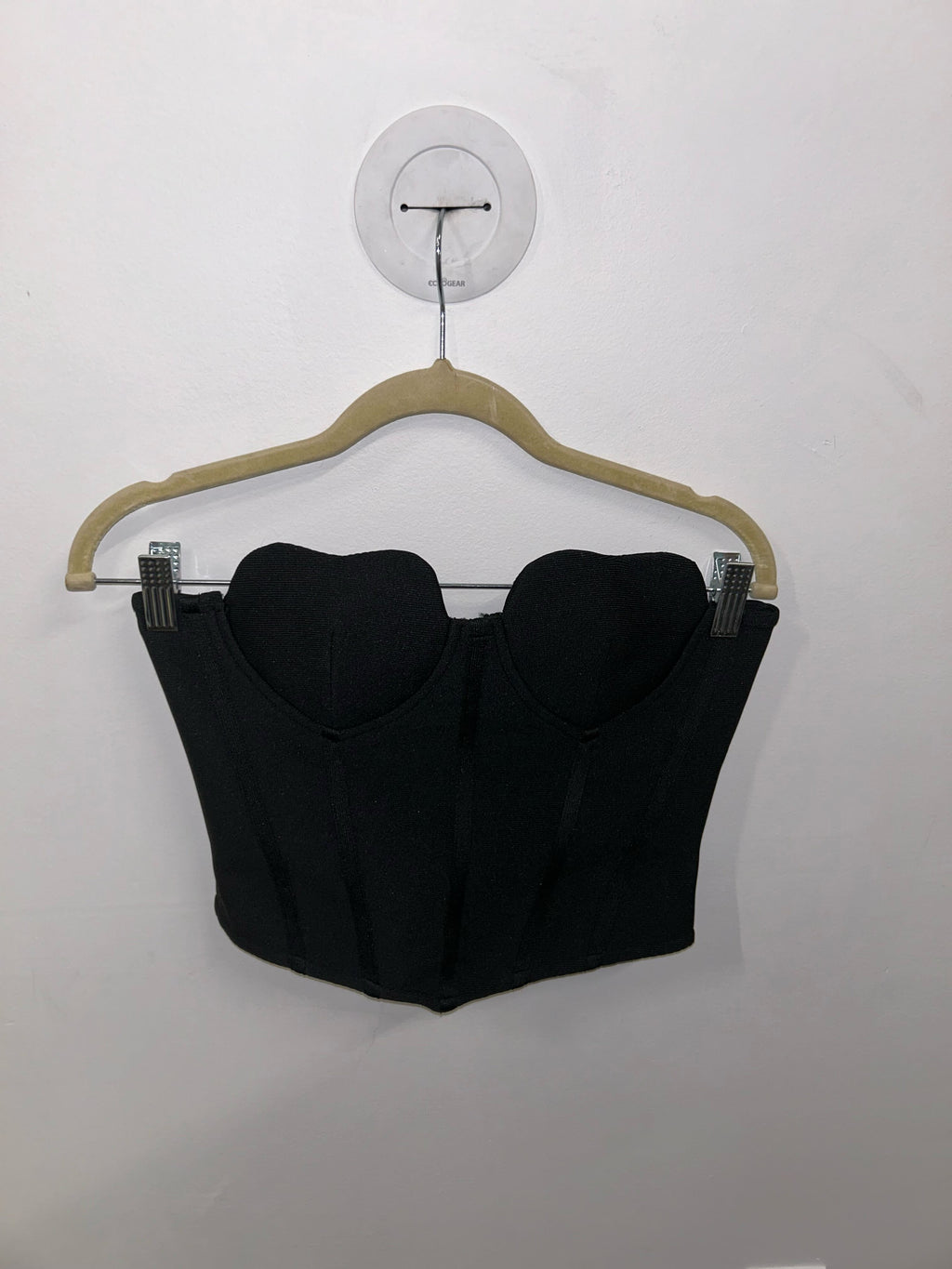 The Sculpted Noir Bodice & Denim Set