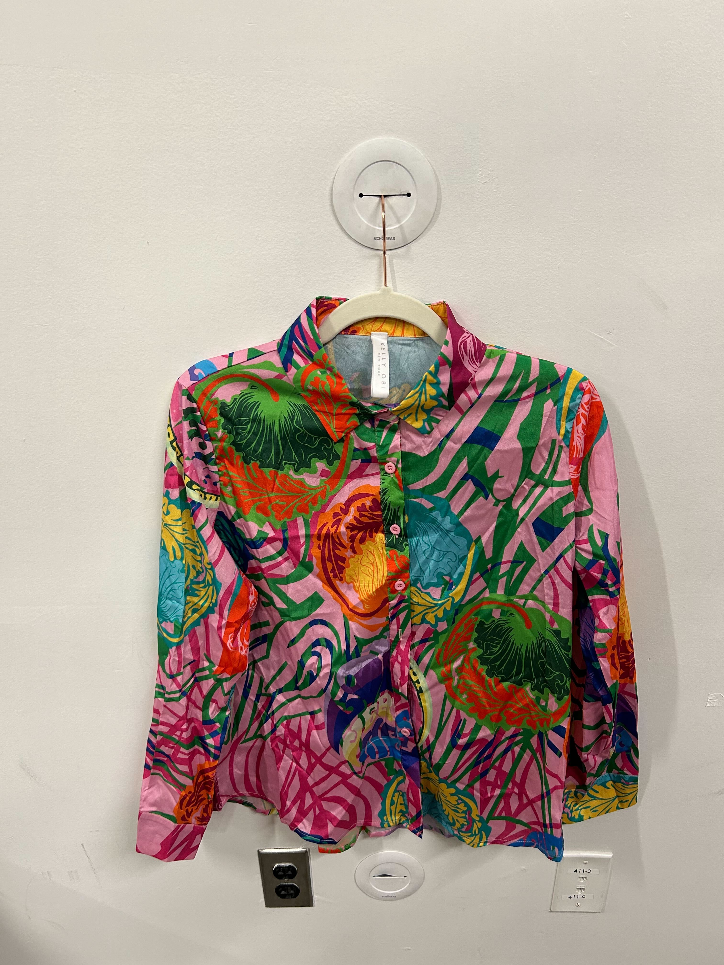 The Oasis Abstract Print Blouse