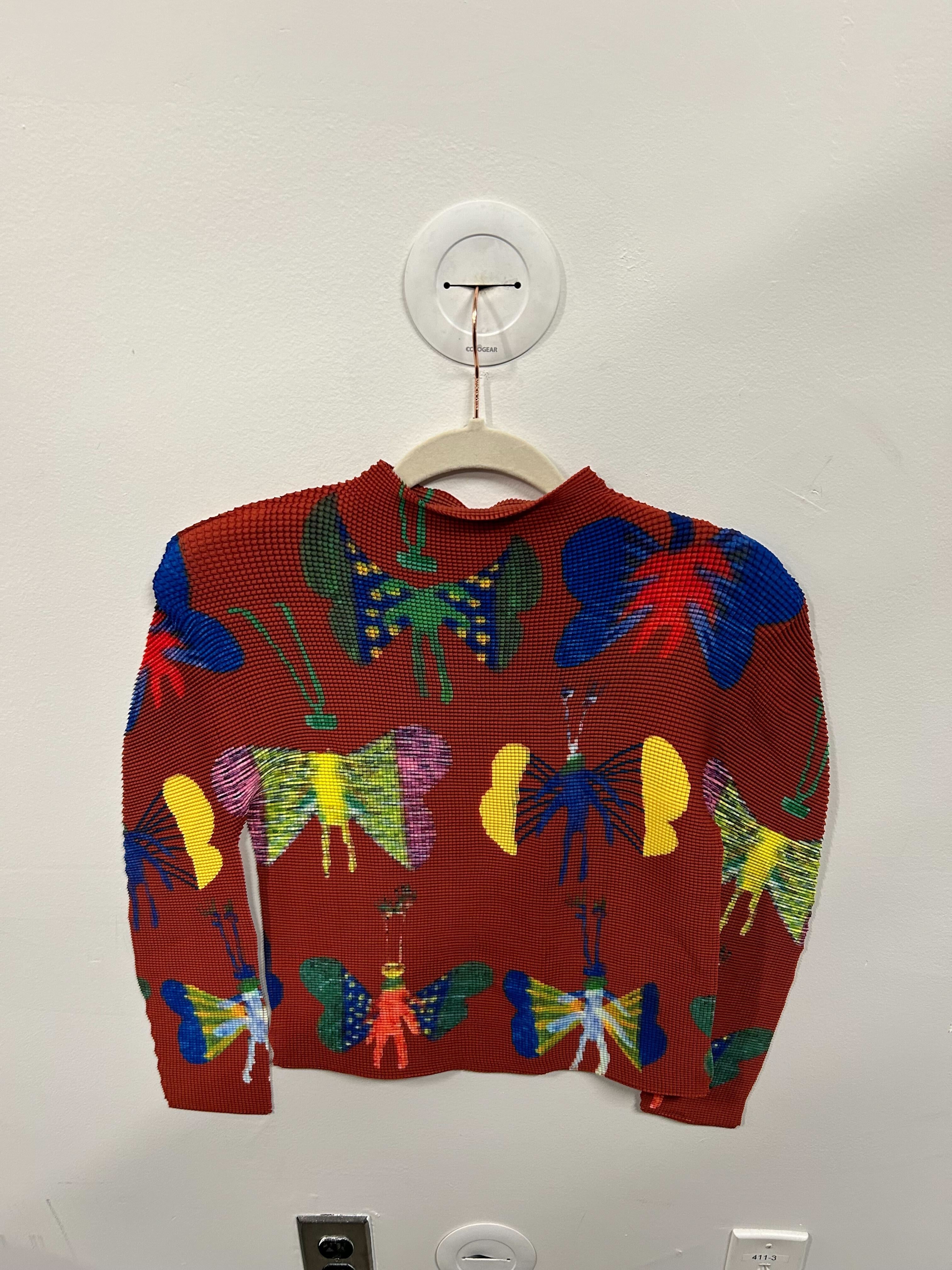 Mariposa Graphic-Knit Top