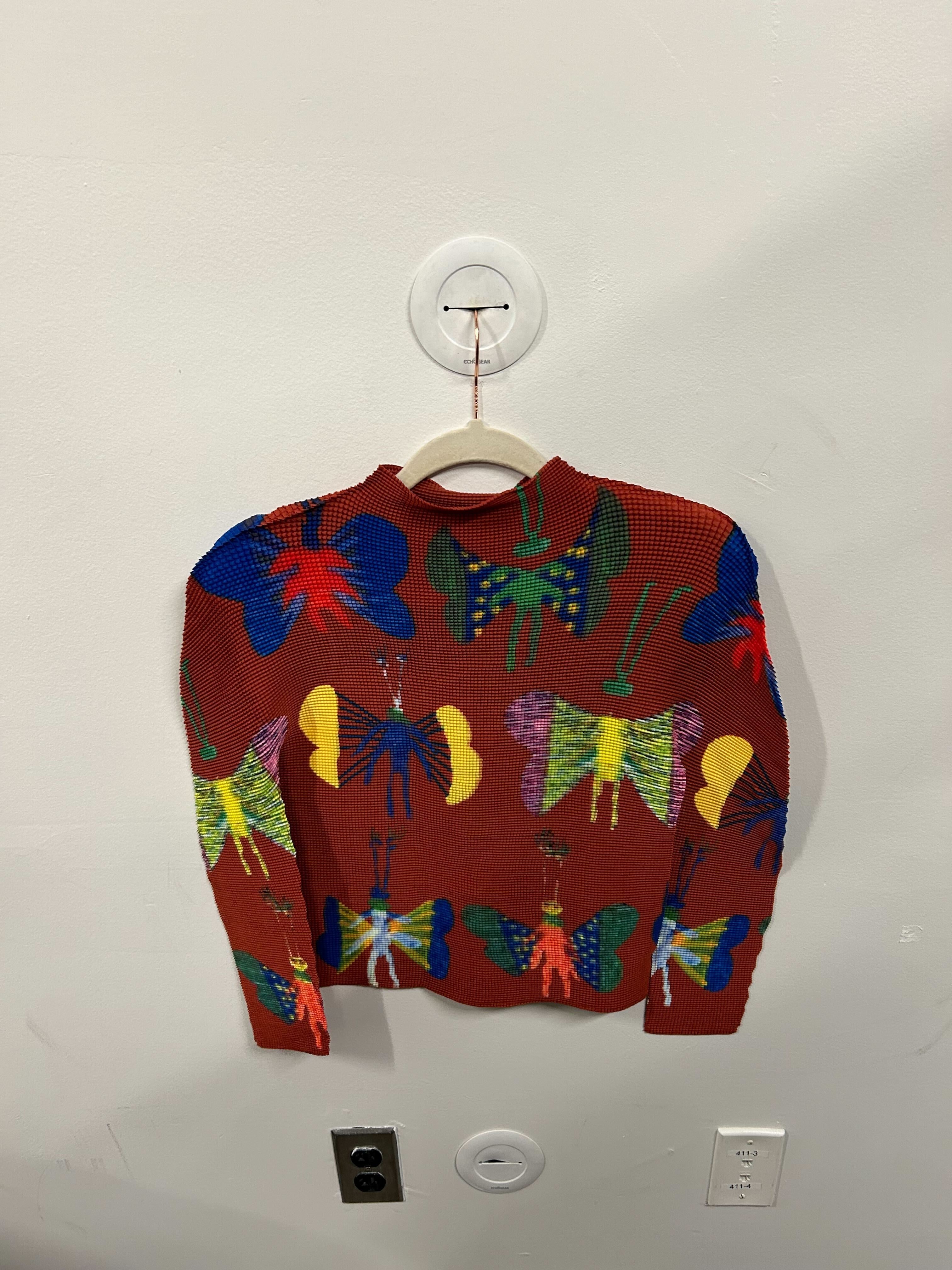 Mariposa Graphic-Knit Top