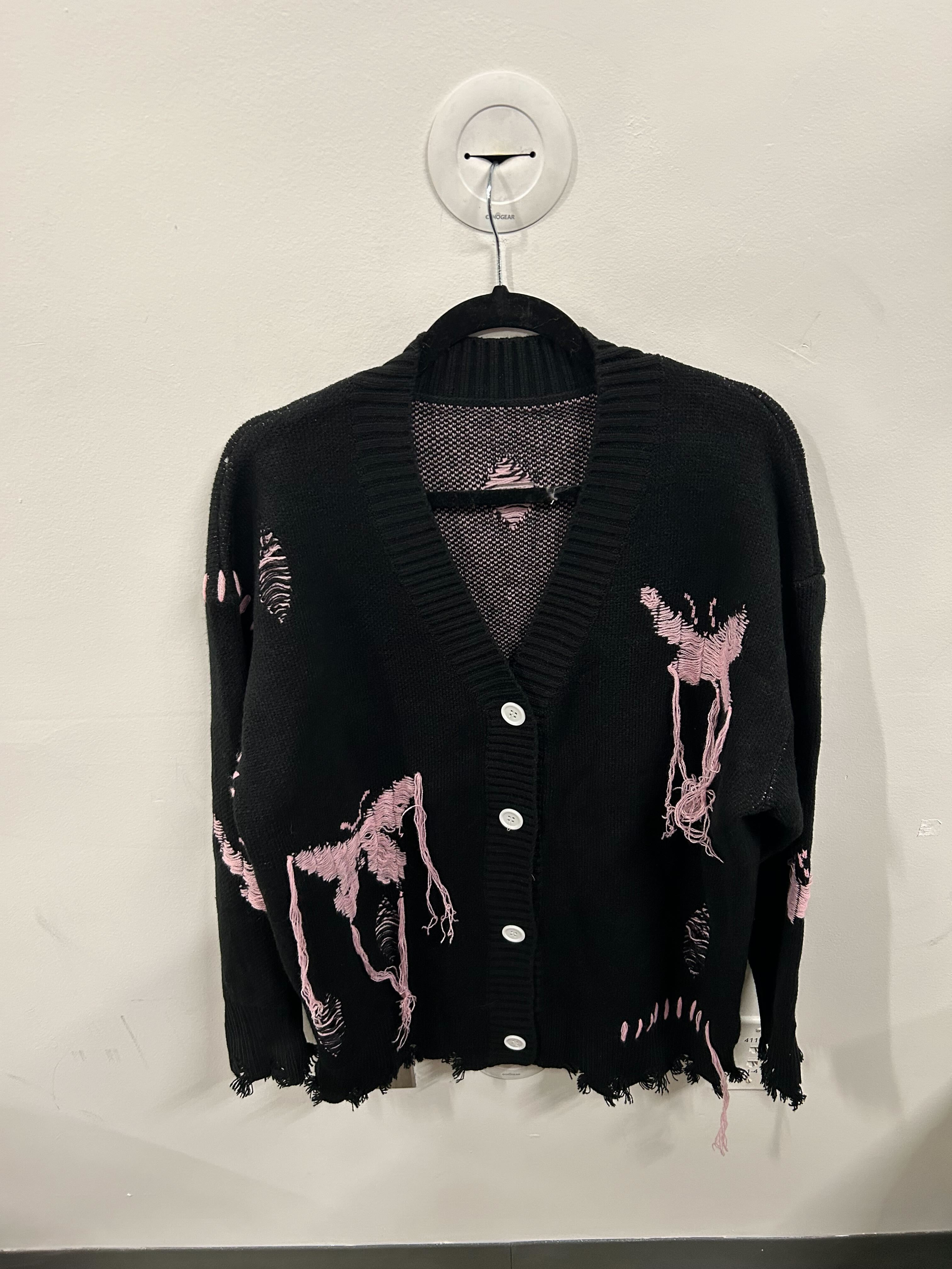 Deconstructed Butterfly Knit Cardigan