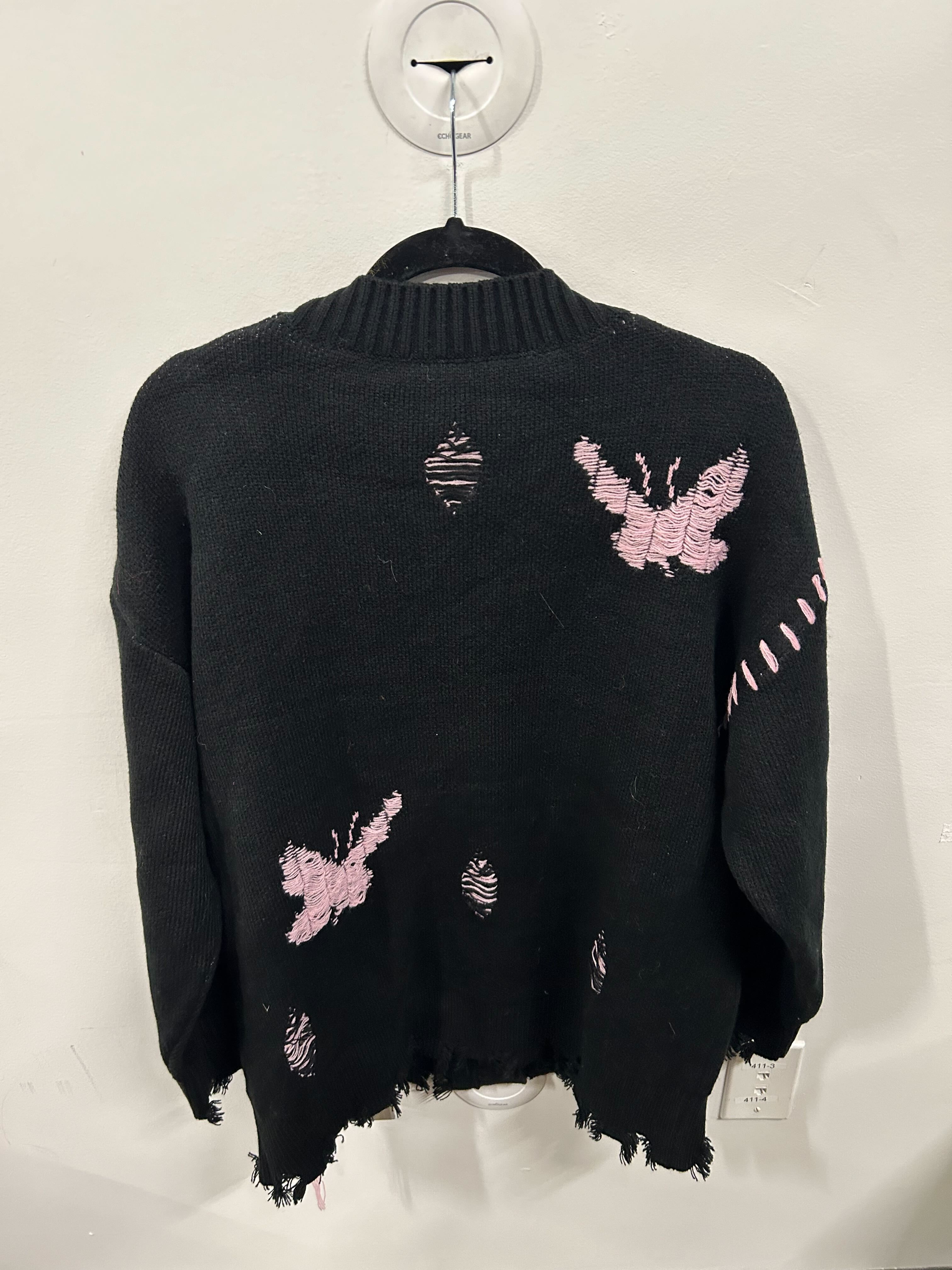 Deconstructed Butterfly Knit Cardigan