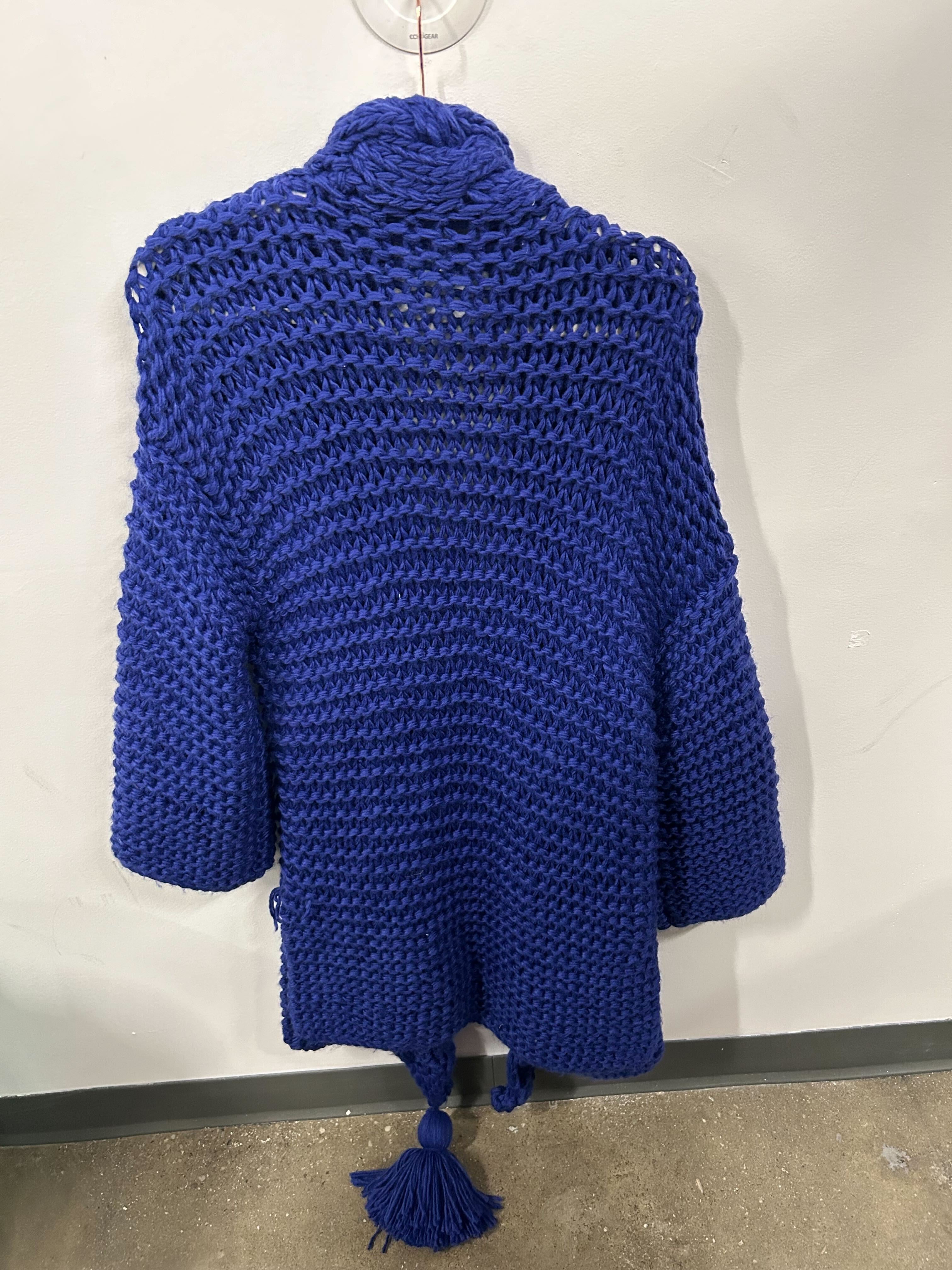 Lazuli Chunky Knit Tassel Cardigan