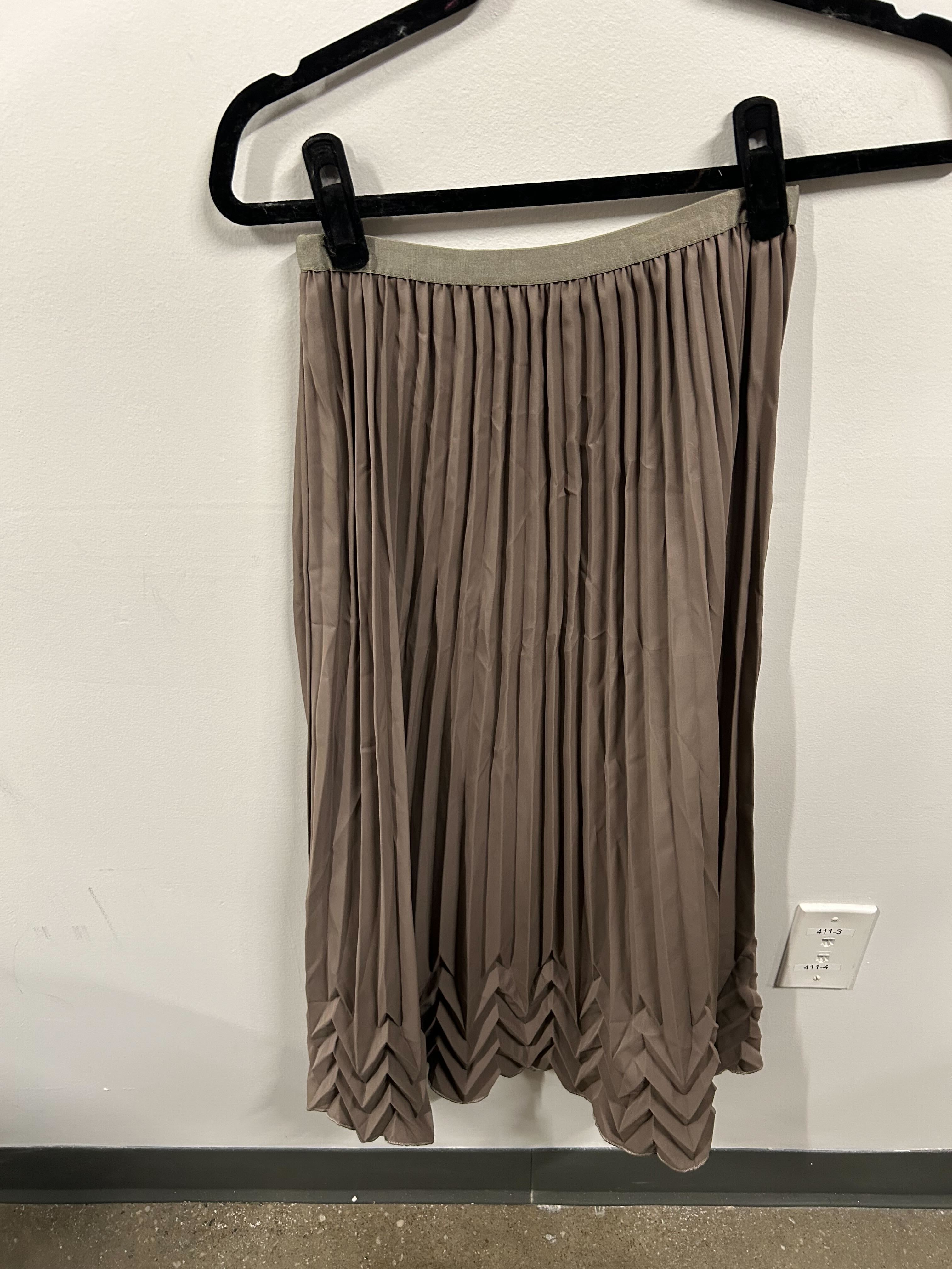 The Calliope Pleated Midi Skirt