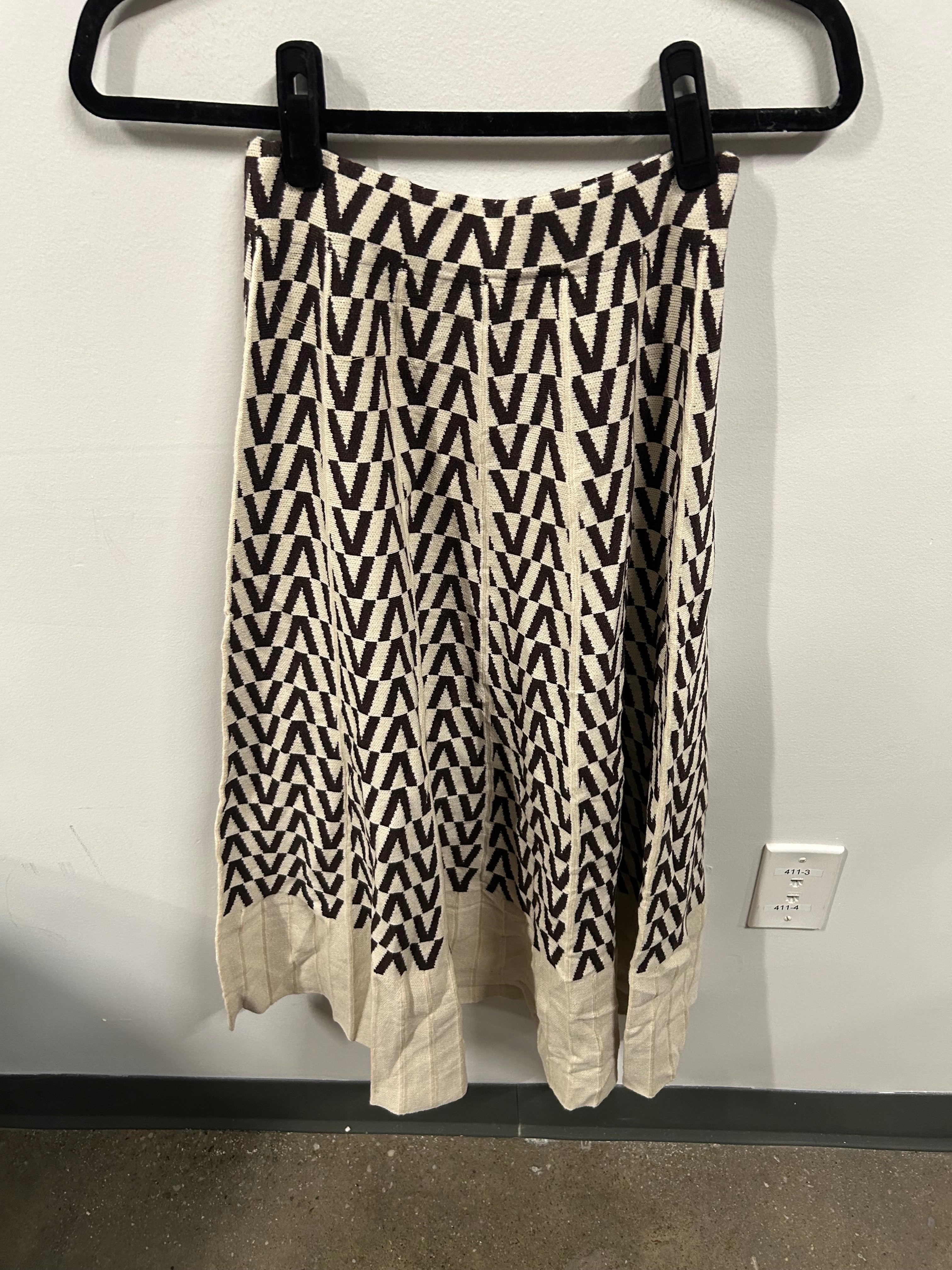 Aburi Geometric-Knit Skirt Set