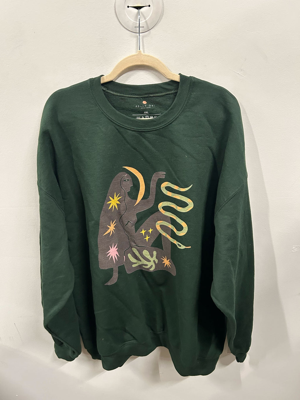 Celestial Serpent Graphic Sweatshirt