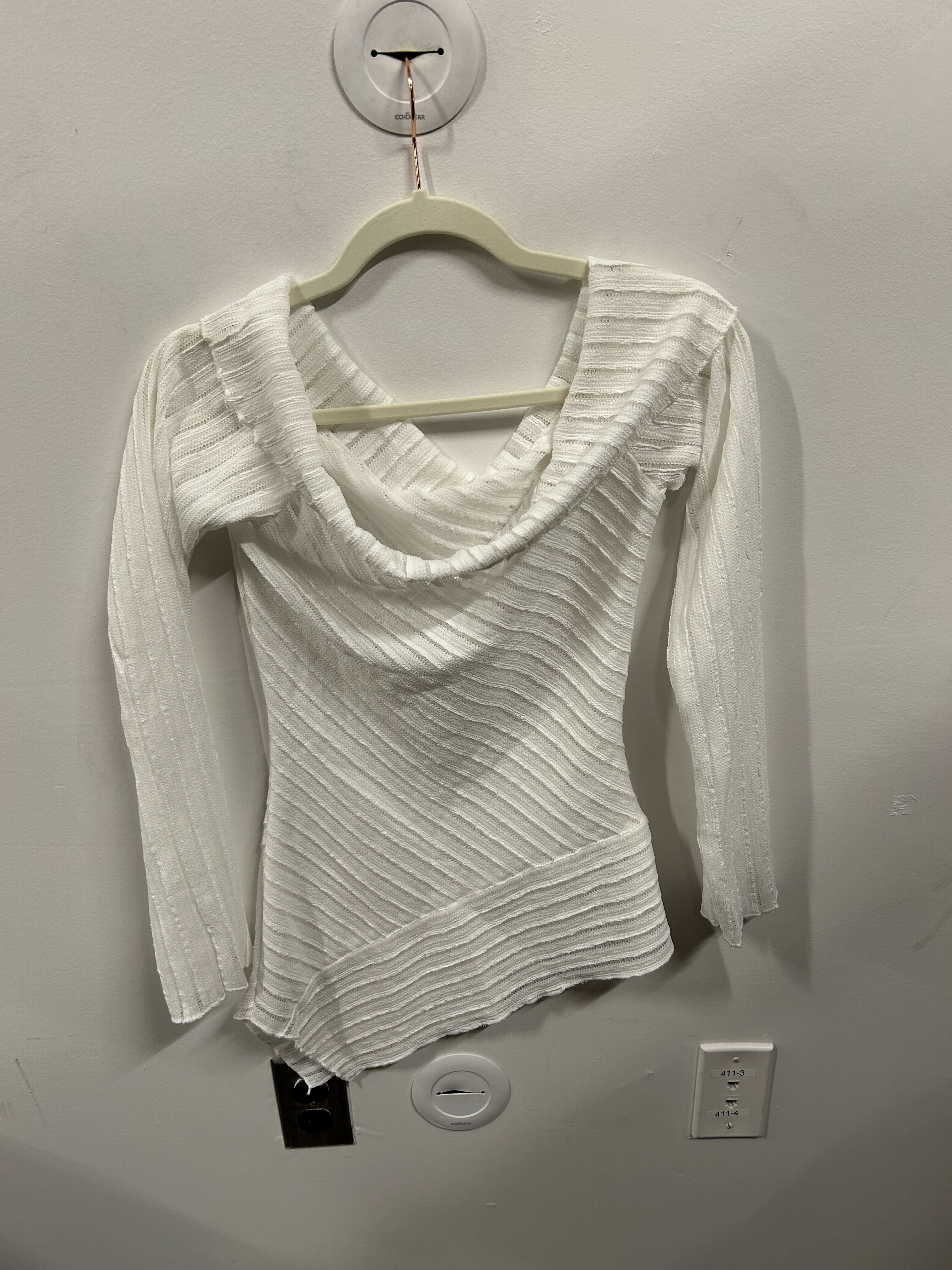 The Asymmetric Drape Knit Top