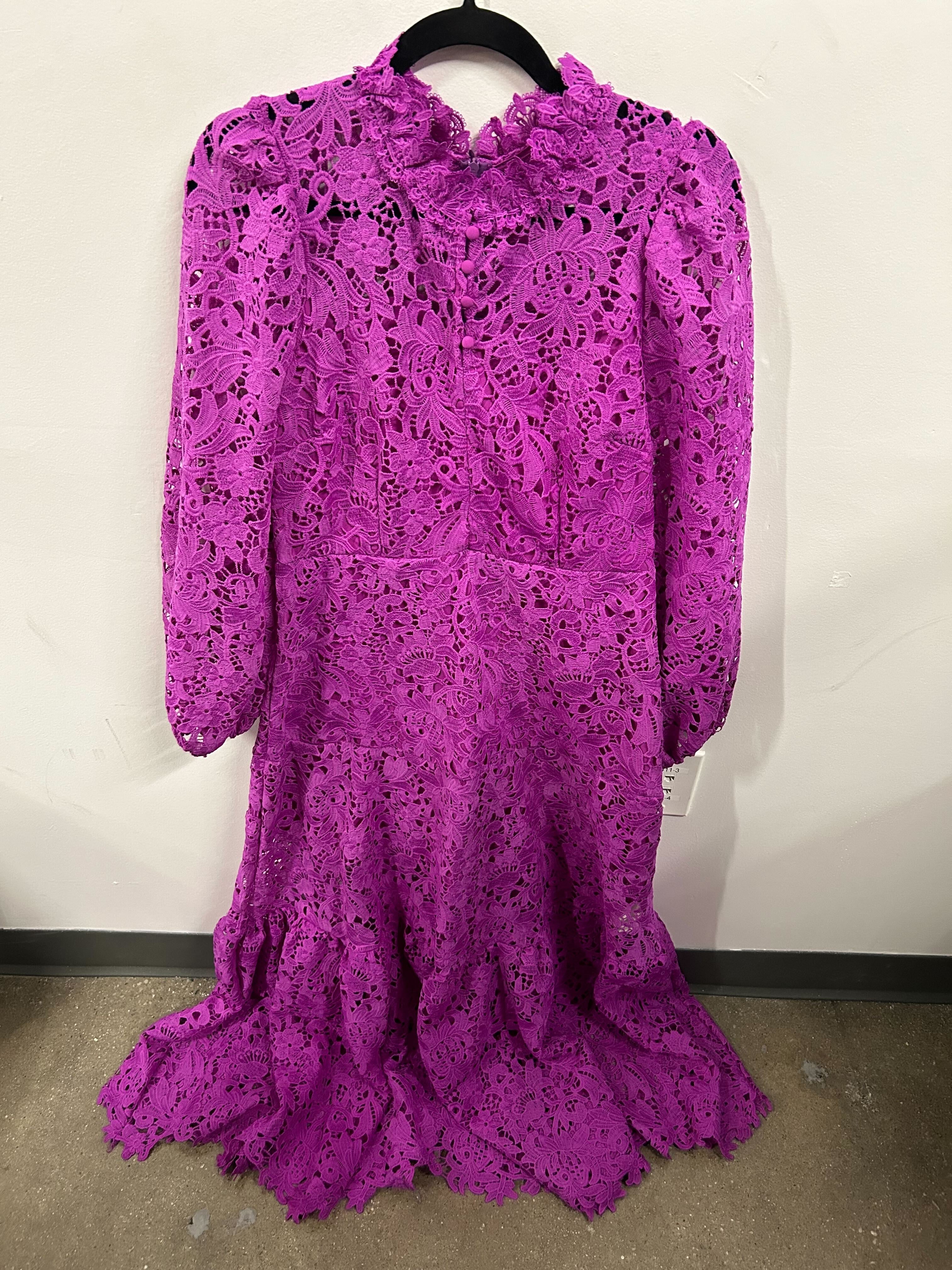 Orchid Guipure Lace Maxi Dress