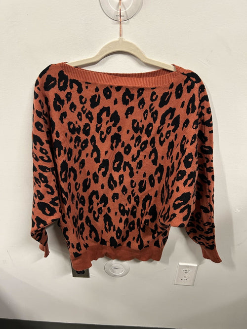 Amber Leopard Knit Pullover