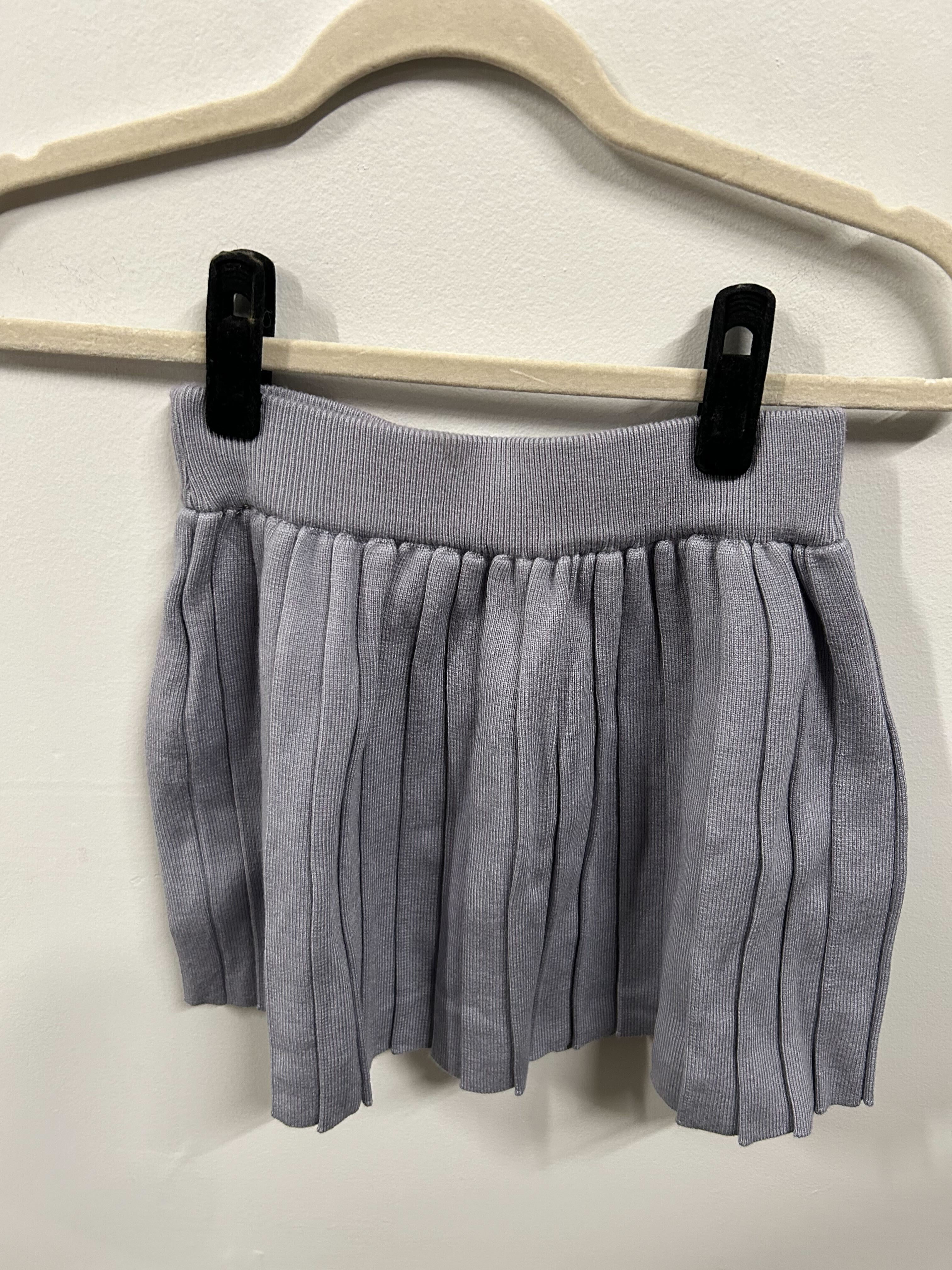 The Ribbed Knit Skirt Set