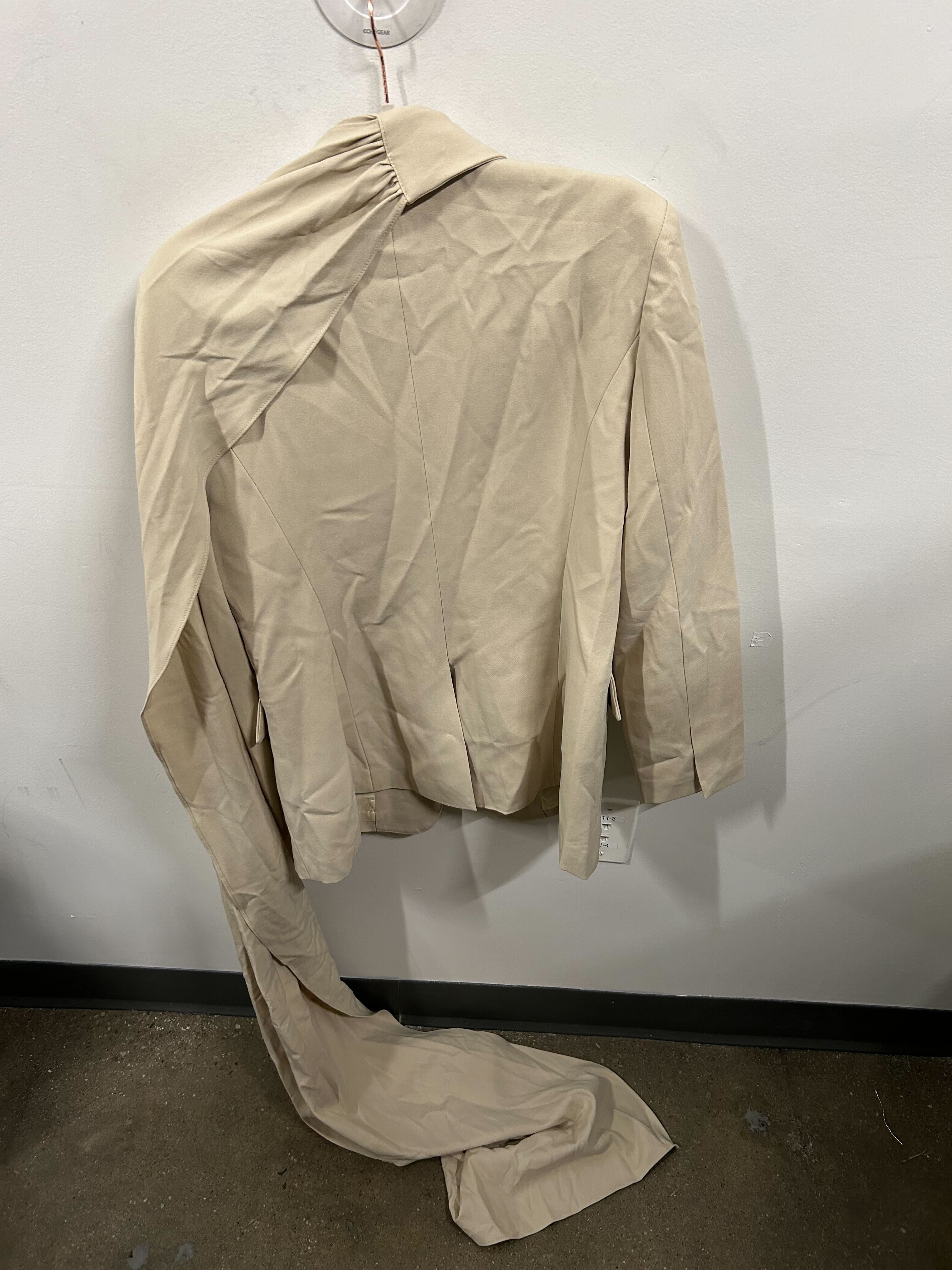 The Architect's Draped Blazer