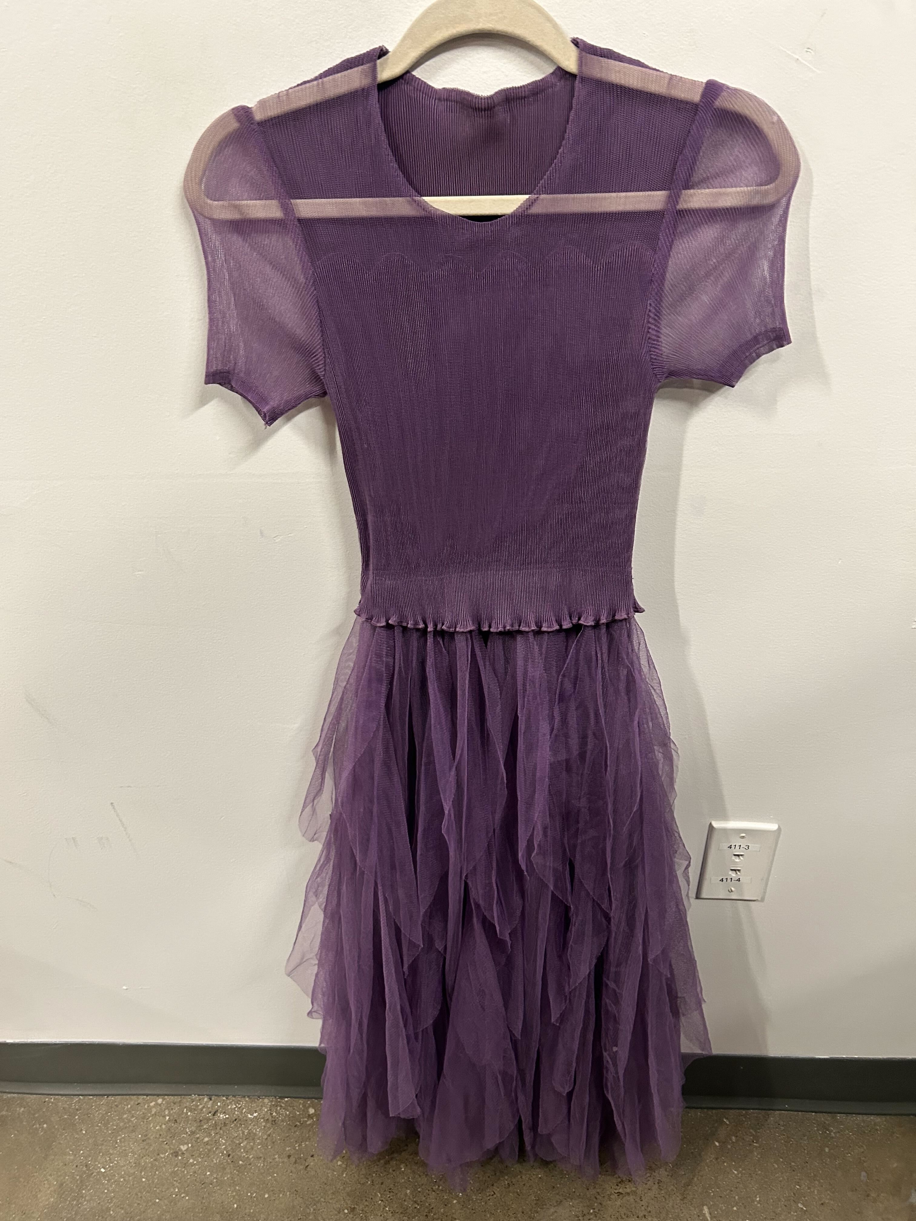 The Plum Contraste Tulle Dress
