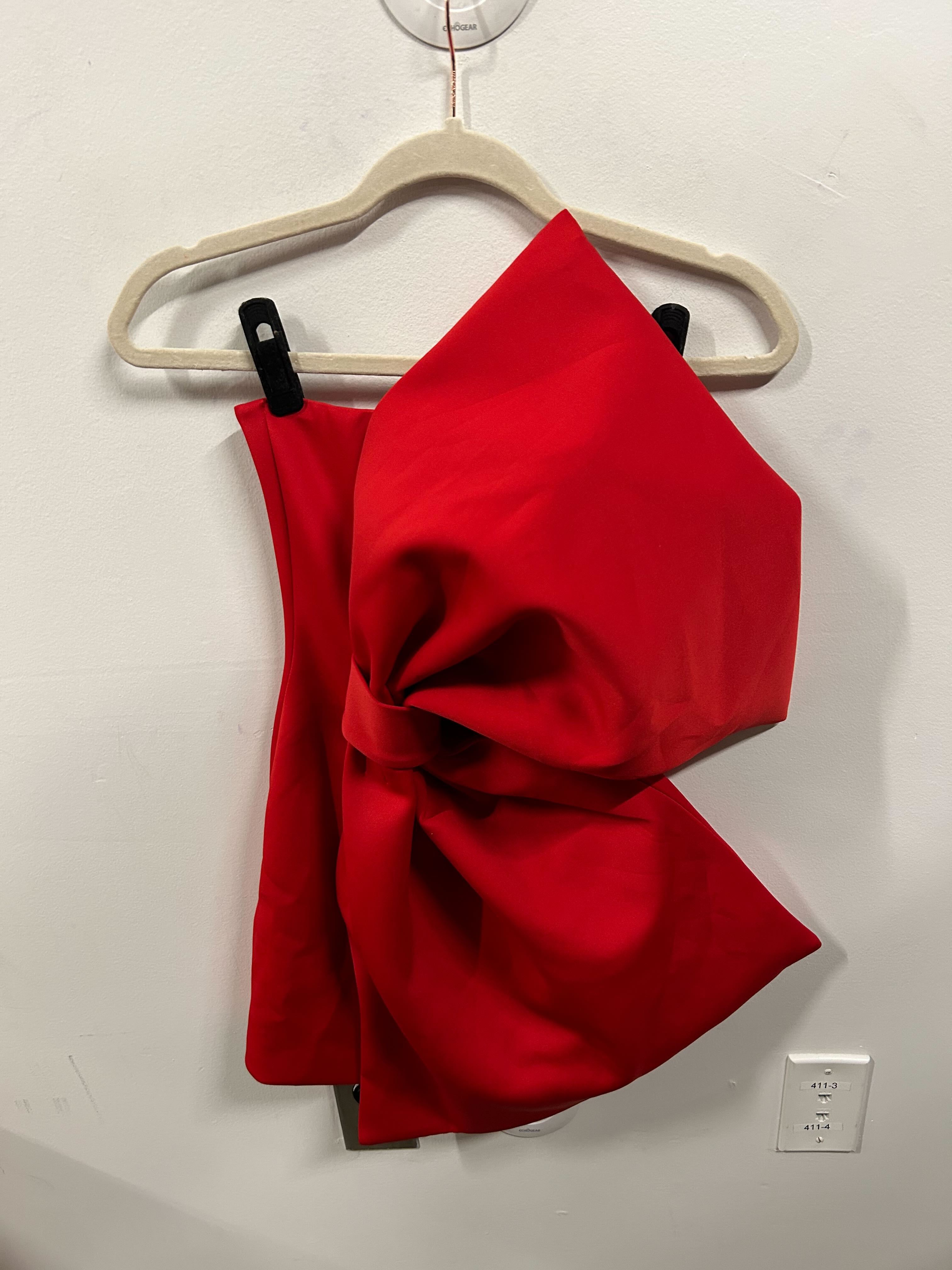 The Sculptural Bow Mini Dress