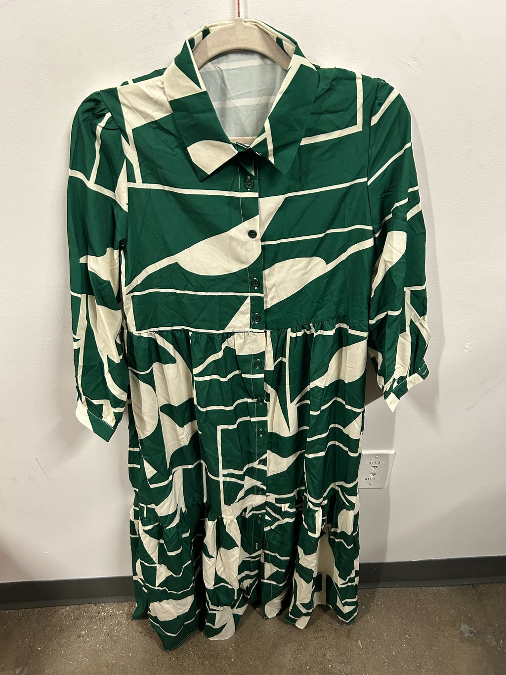 The Marais Graphic Print Shirtdress