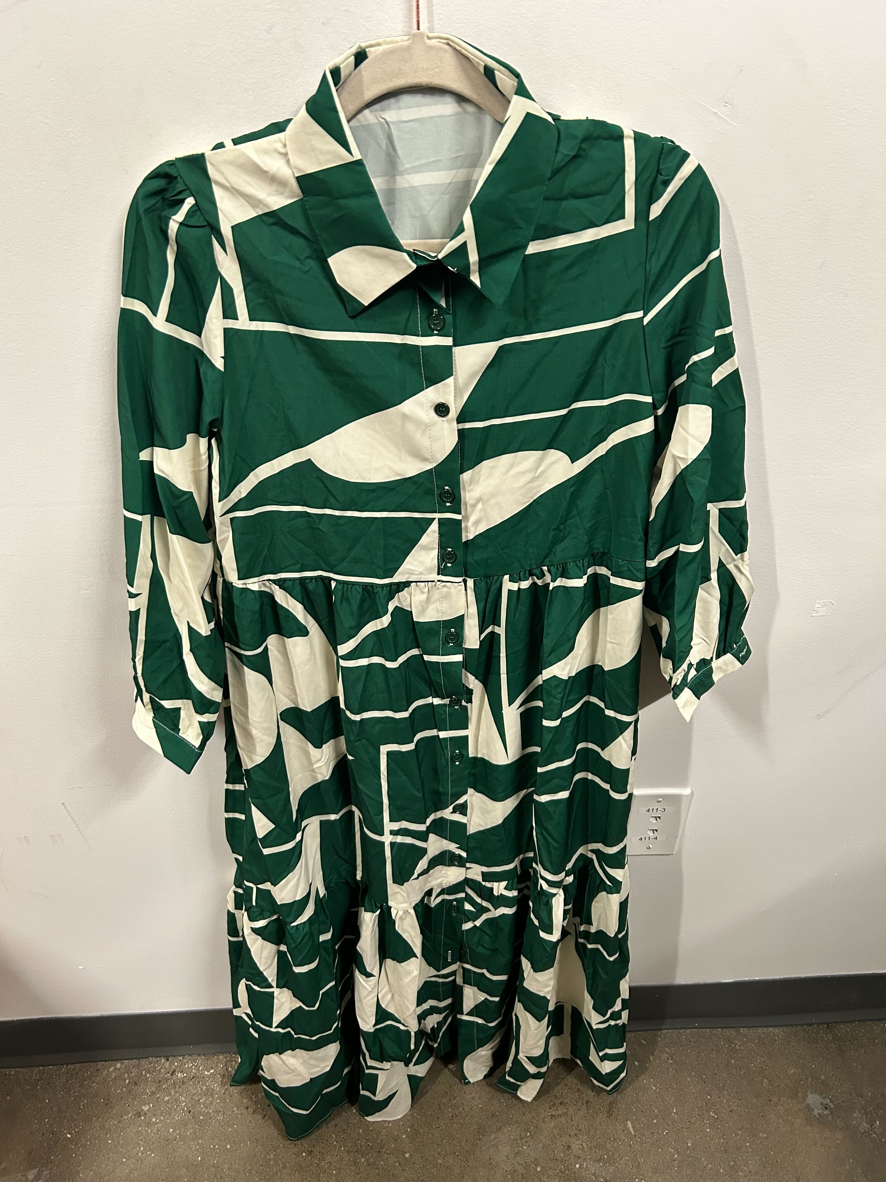 The Marais Graphic Print Shirtdress