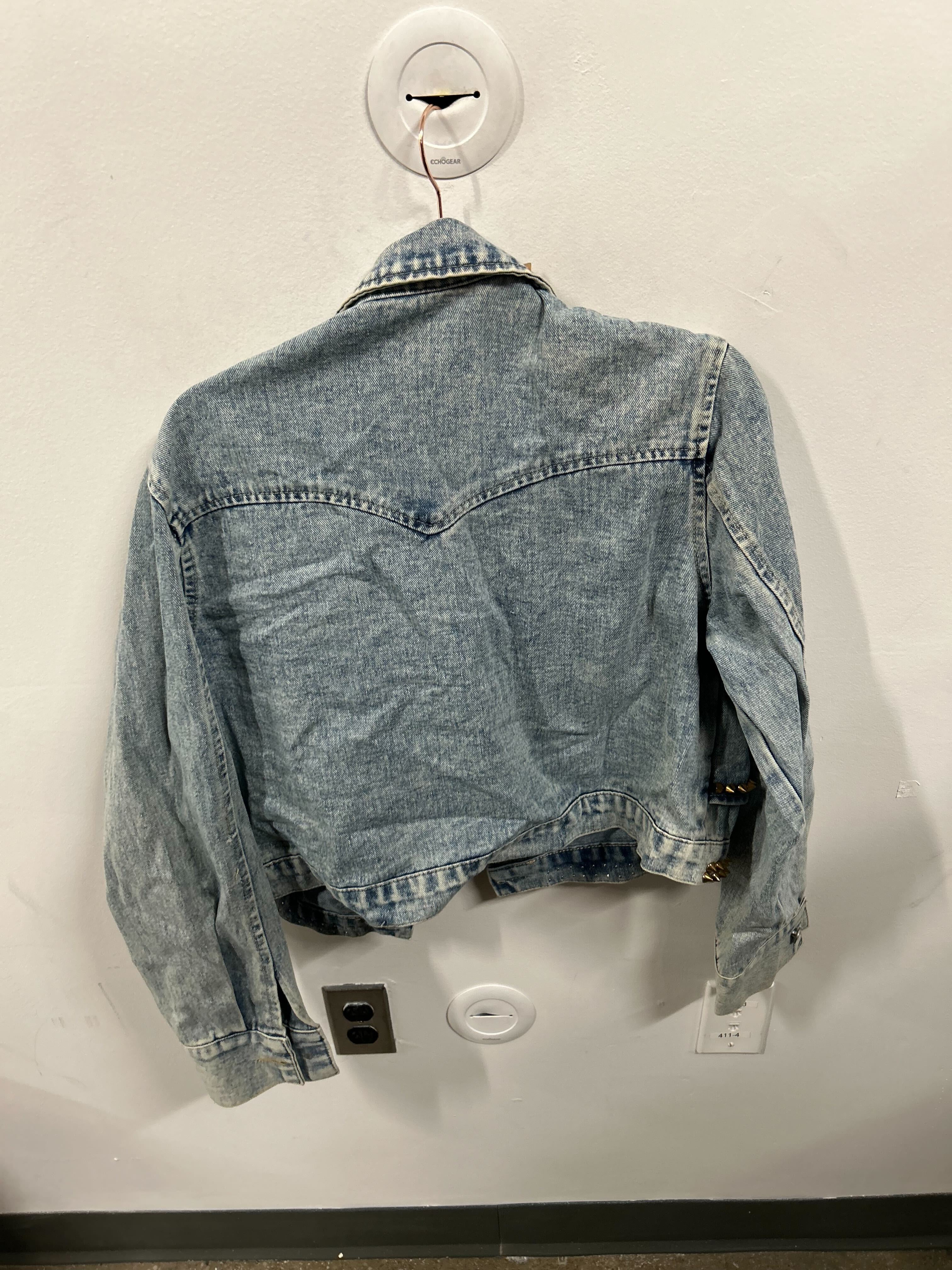 The Gilded Heart Studded Denim Jacket