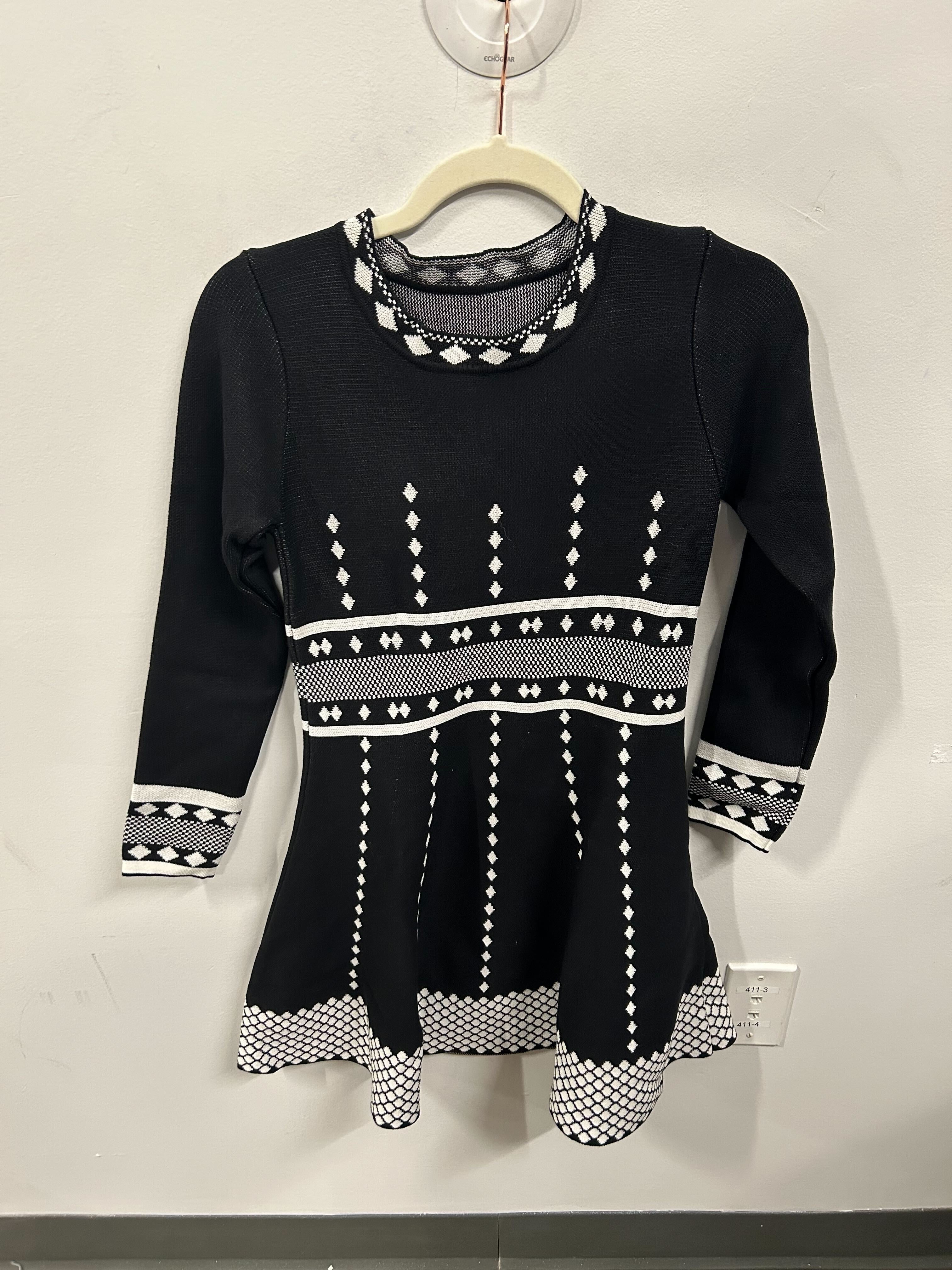 The Nova Geo-Knit Dress