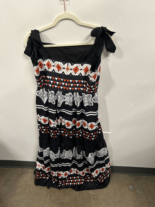 Amara Geometric-Print Maxi Dress