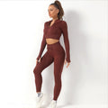 Women's Seamless Fitness Yoga Suit Set