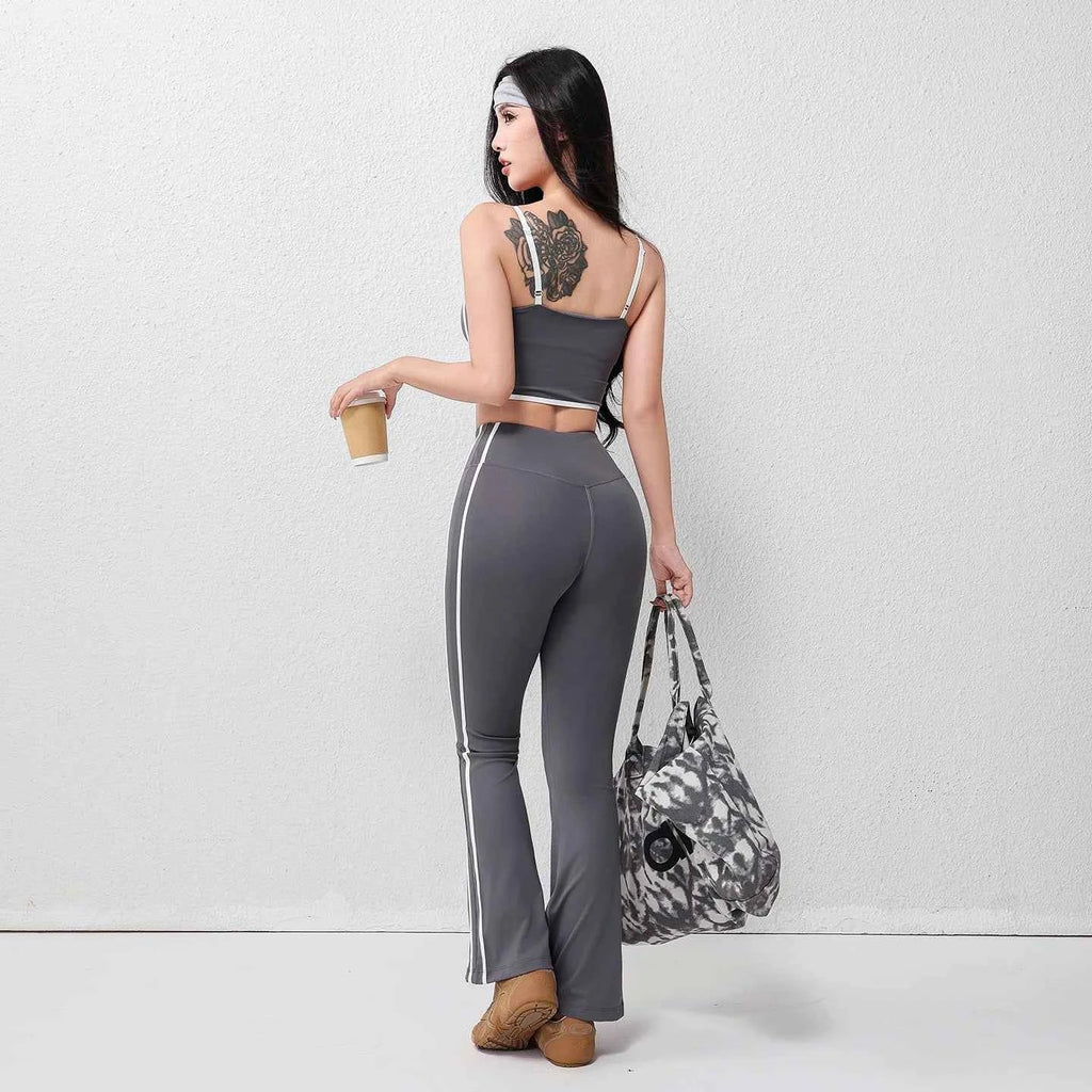 Plus Size Flare Yoga Pants - Stretch & Breathable
