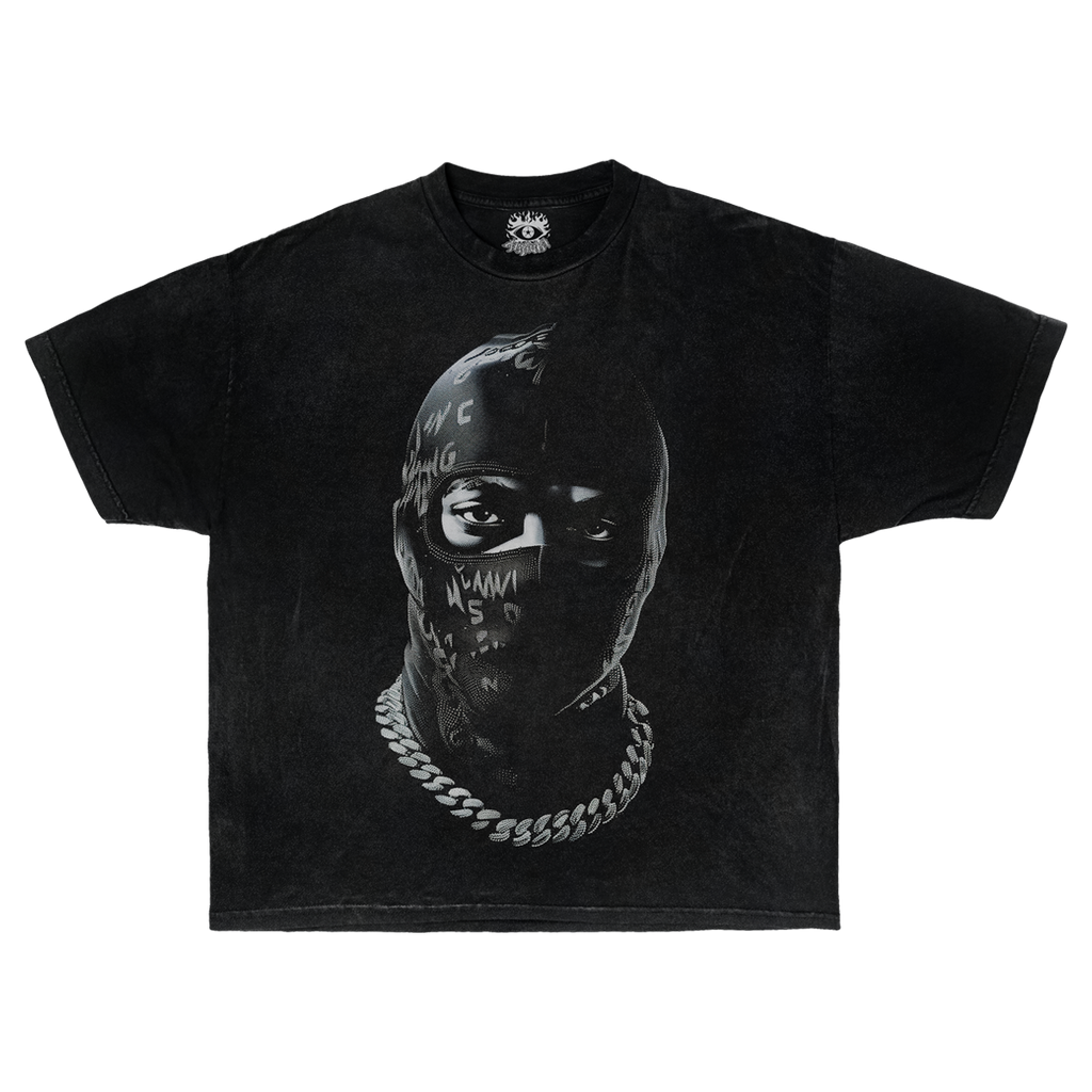 Shiesty V2 Streetwear Tee Black 180GSM Cotton Short Sleeve T Shirt Casual Fit