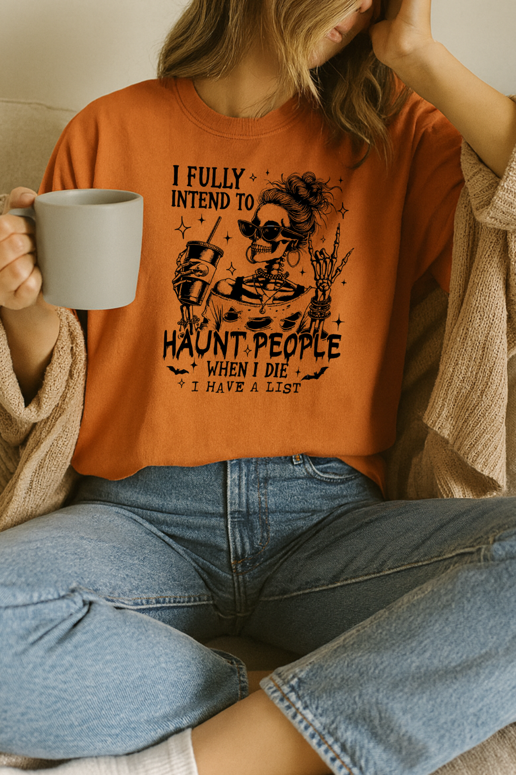 Haunt People Oversized Tee 5334CC