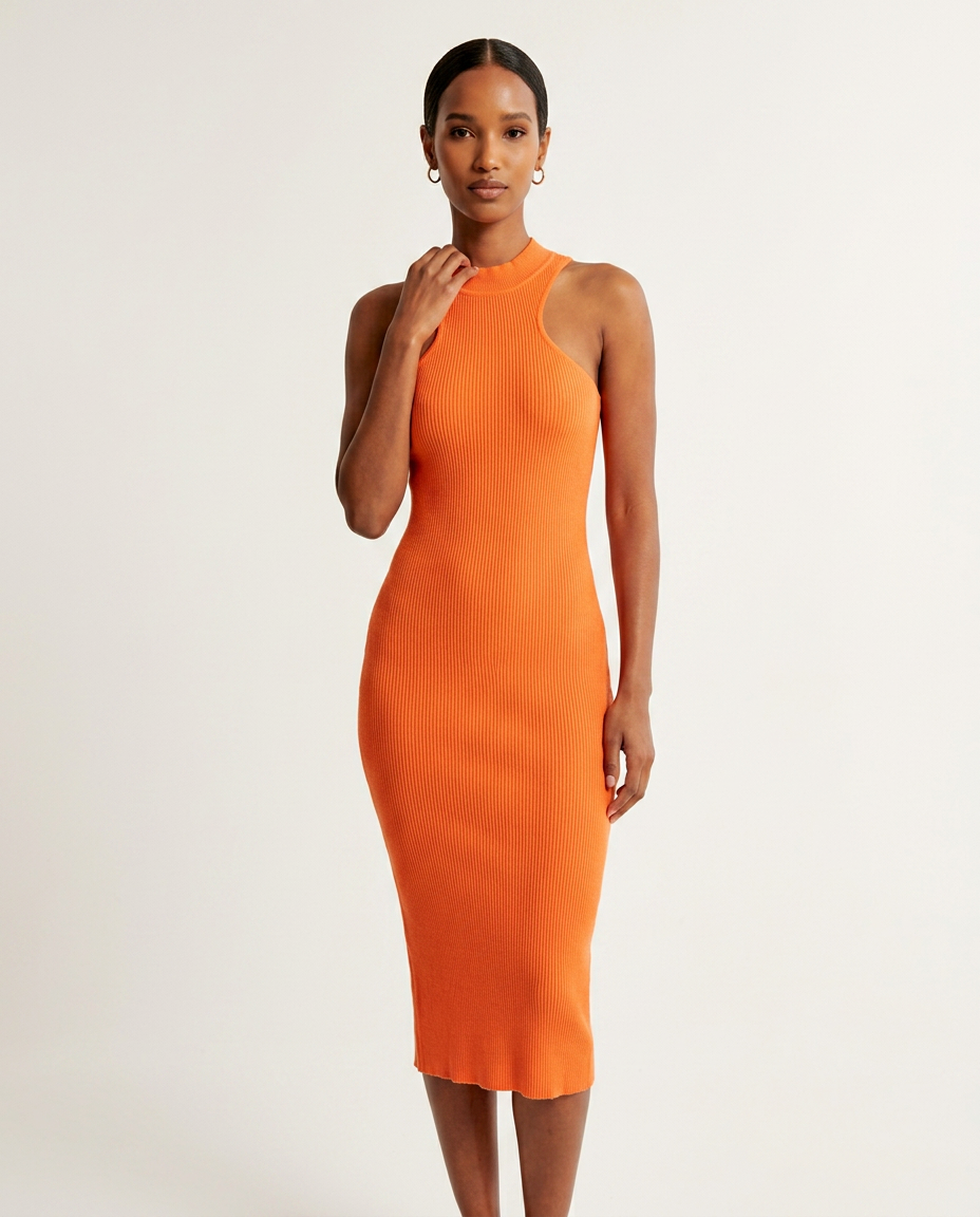 Siren Call Ribbed Knit Dress