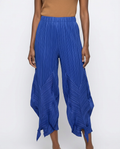 Cobalt Origami-Pleat Trousers